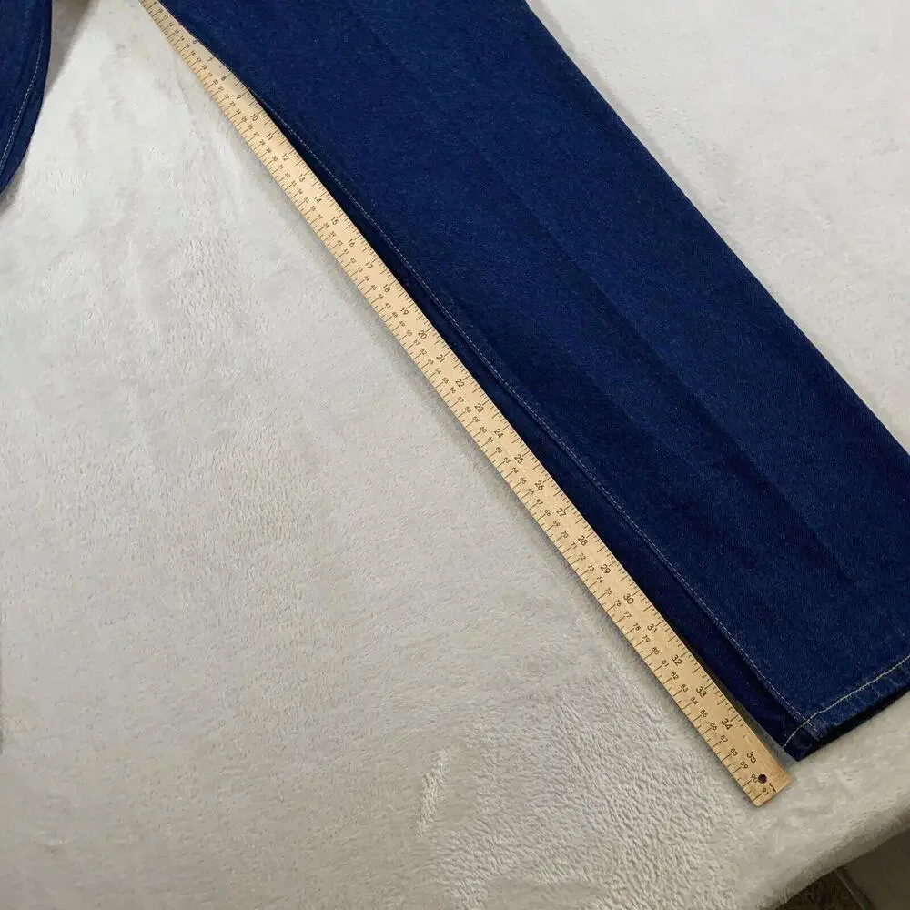 Levi’s 18505-0214 Jeans 30x36‎ Blue Vintage 80s High Rise Straight Leg Dark Wash